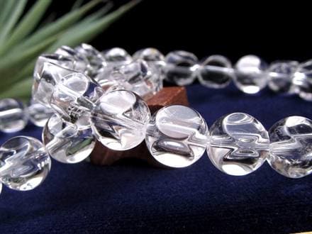 水晶 クリスタル ダイスカット クオーツ ブレスレット