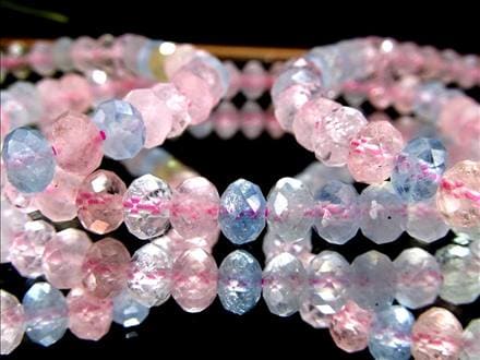 MIXベリル 緑柱石 ブレスレット 繊細ボタンカット