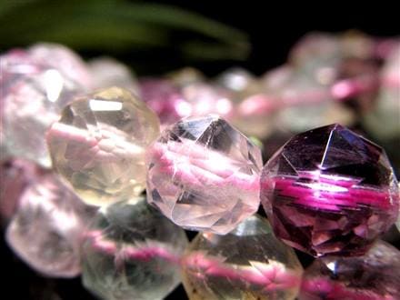 アメジスト シトリン ローズクォーツ グリーンフローライト スターカット ブレスレット