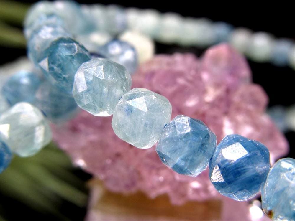 グリーン カイヤナイト 藍晶石 ブレスレット ケニア産