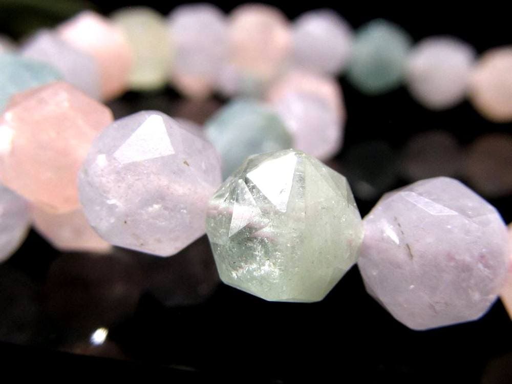 ブレスレット スターカット デザイン 天然石 シンプル