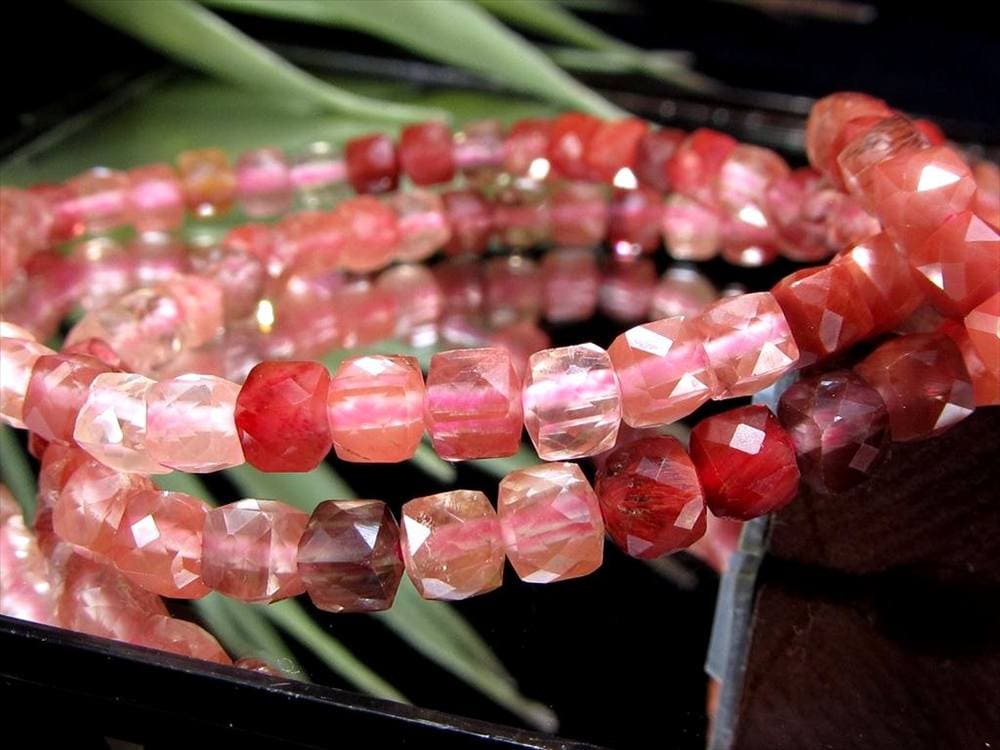 キューブカット デザインブレス ブレスレット クオーツ 天然石 パワーストーン