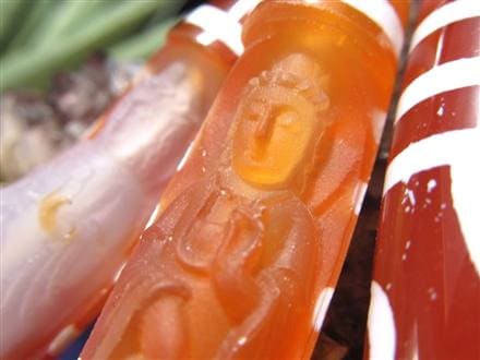 観音菩薩 瑪瑙 魔除け 天珠 チベット
