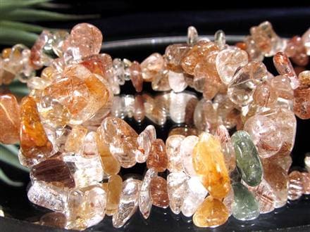 ルチルクォーツ ブレスレット MIXルチル 金紅石入り水晶 ルチレイテッドクォーツ