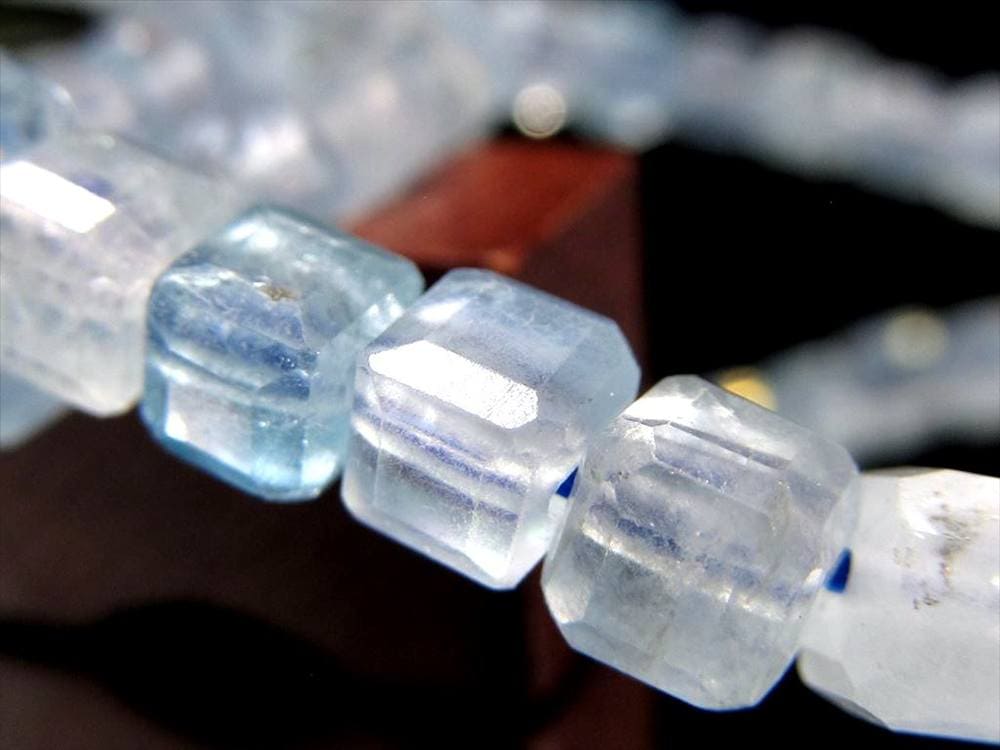 キューブカット デザインブレス ブレスレット クオーツ 天然石 パワーストーン