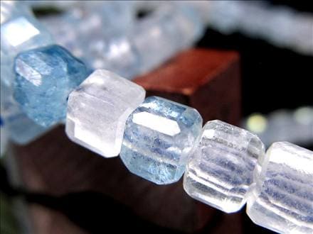 キューブカット デザインブレス ブレスレット クオーツ 天然石 パワーストーン