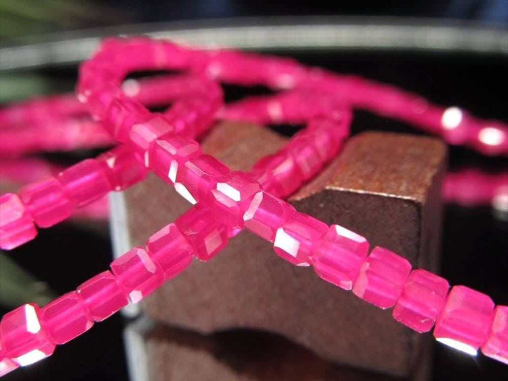 キューブカット デザインブレス ブレスレット クオーツ 天然石 パワーストーン