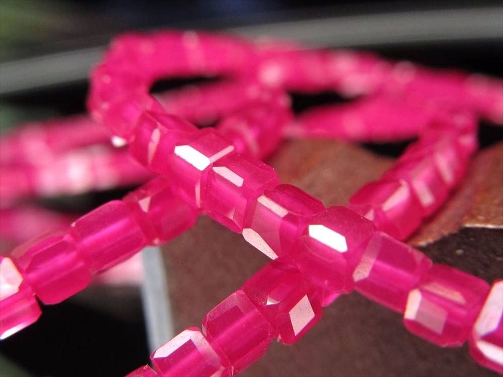 キューブカット デザインブレス ブレスレット クオーツ 天然石 パワーストーン