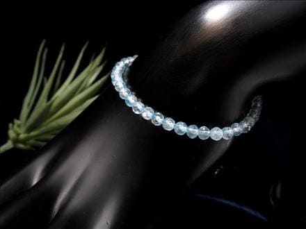 トパーズ ブレスレット ワイヤー デザイン 天然石