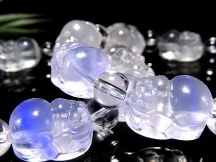 フローライト ブレスレット イットリウムフローライト 蛍石 貔貅
