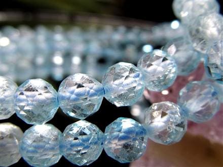 トパーズ 黄玉 スターカット ブレスレット スカイブルートパーズ