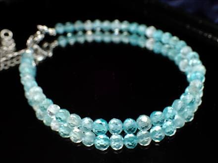 アパタイト ワイヤーブレスレット 燐灰石 アパタイトブレスレット アジャスター金具付き