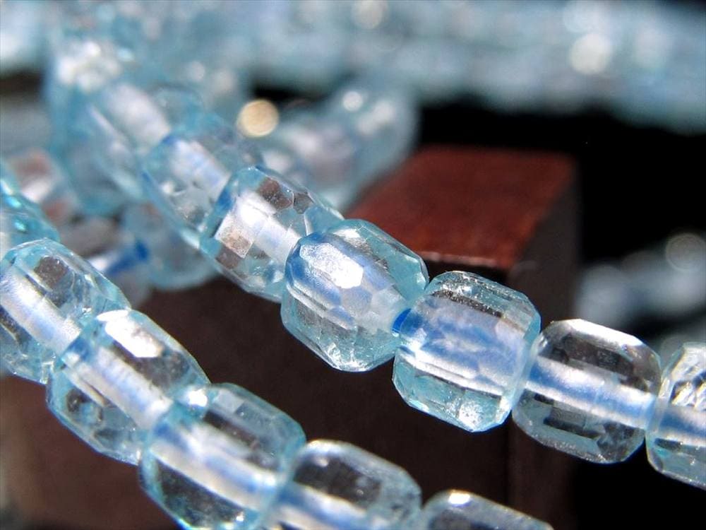 キューブカット デザインブレス ブレスレット クオーツ 天然石 パワーストーン