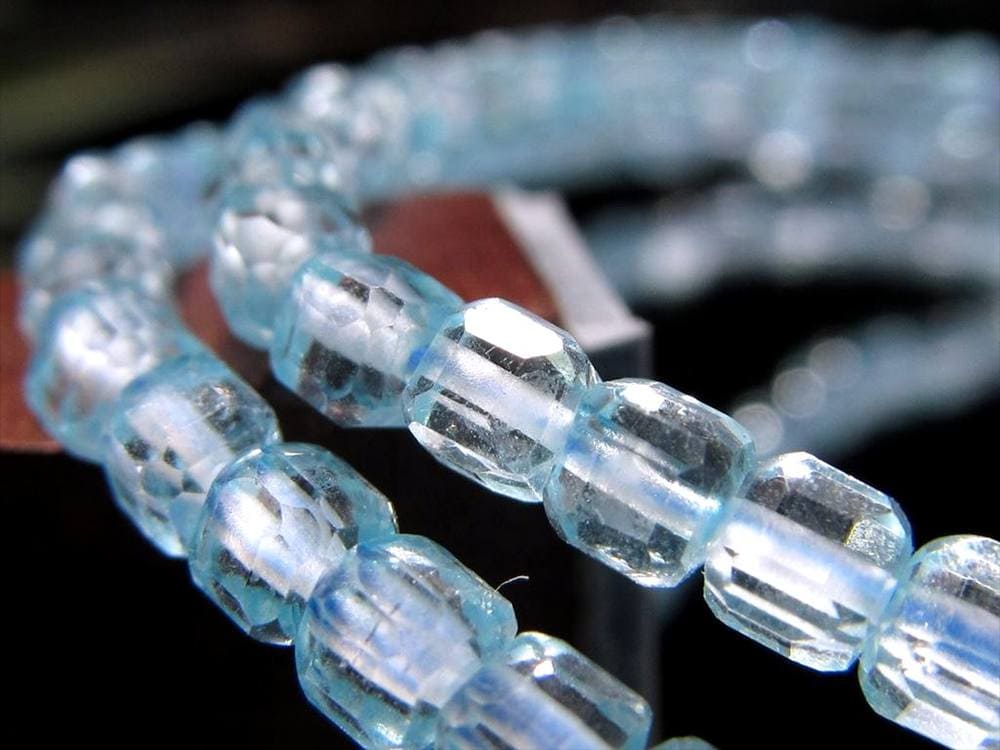 キューブカット デザインブレス ブレスレット クオーツ 天然石 パワーストーン