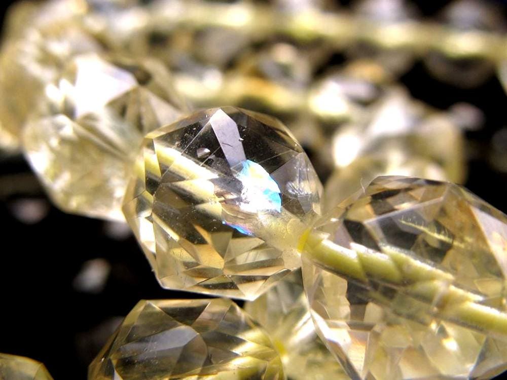 レモンクォーツ 硫黄水晶 ブレスレット デザインブレス ヒーリング
