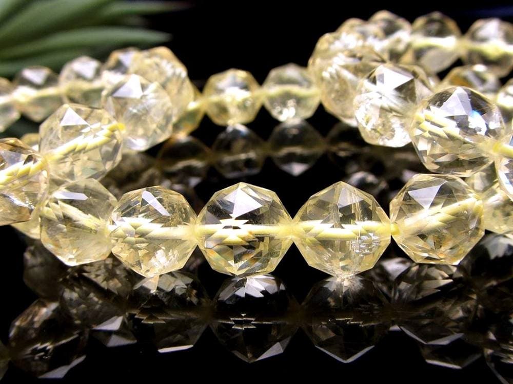 レモンクォーツ 硫黄水晶 ブレスレット デザインブレス ヒーリング