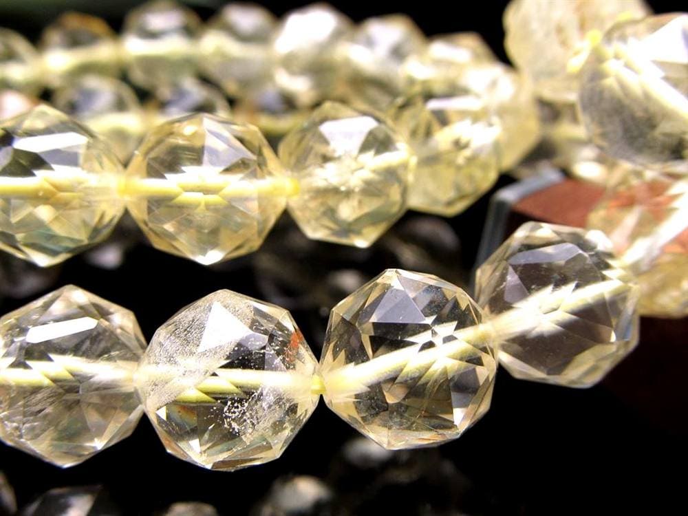 レモンクォーツ 硫黄水晶 ブレスレット デザインブレス ヒーリング