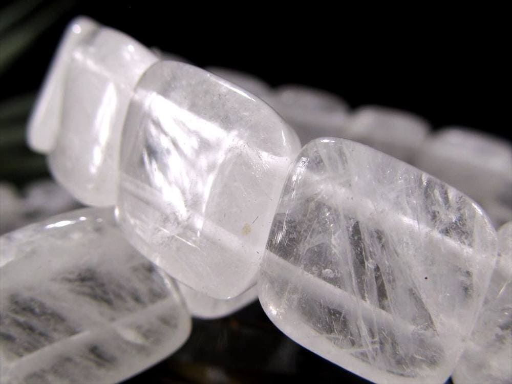 水晶 クォーツ バングルブレスレット パワーストーン 天然石