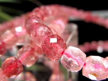 モスコバイト インクォーツ 雲母 水晶 ブレスレット