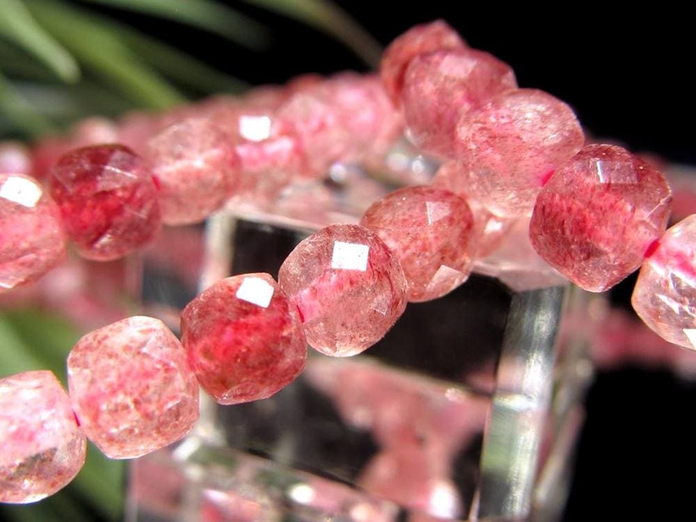 モスコバイト インクォーツ 雲母 水晶 ブレスレット