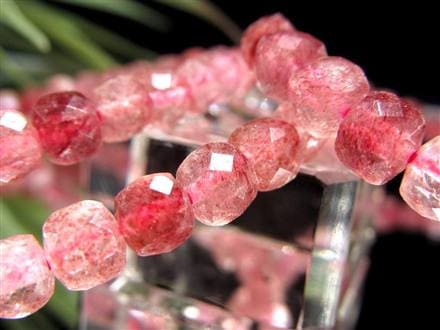 モスコバイト インクォーツ 雲母 水晶 ブレスレット