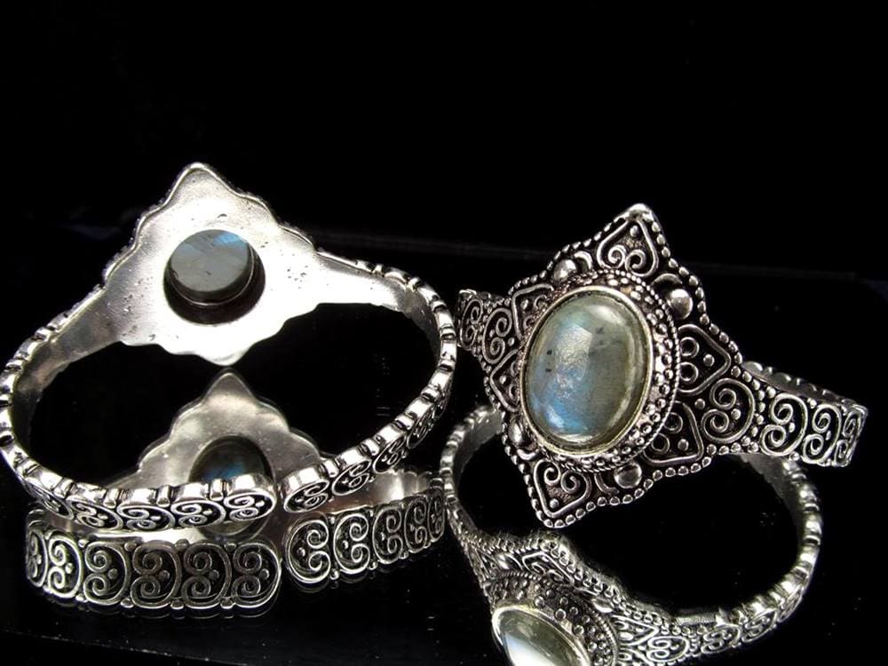 シルバーアクセサリー シルバージュエリー バングルブレスレット パワーストーン 天然石