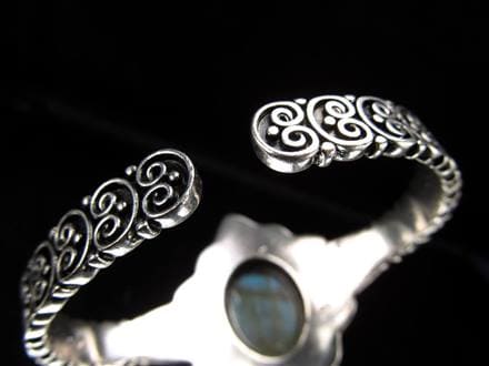 シルバーアクセサリー シルバージュエリー バングルブレスレット パワーストーン 天然石