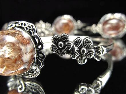 シルバーアクセサリー シルバージュエリー バングルブレスレット パワーストーン 天然石