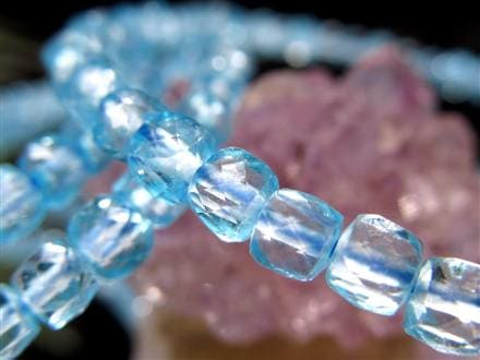 トパーズ 黄玉 スターカット ブレスレット スカイブルートパーズ