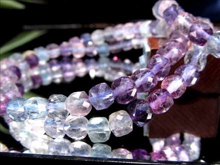 キューブカット デザインブレス ブレスレット クオーツ 天然石 パワーストーン