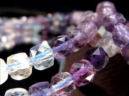 キューブカット デザインブレス ブレスレット クオーツ 天然石 パワーストーン