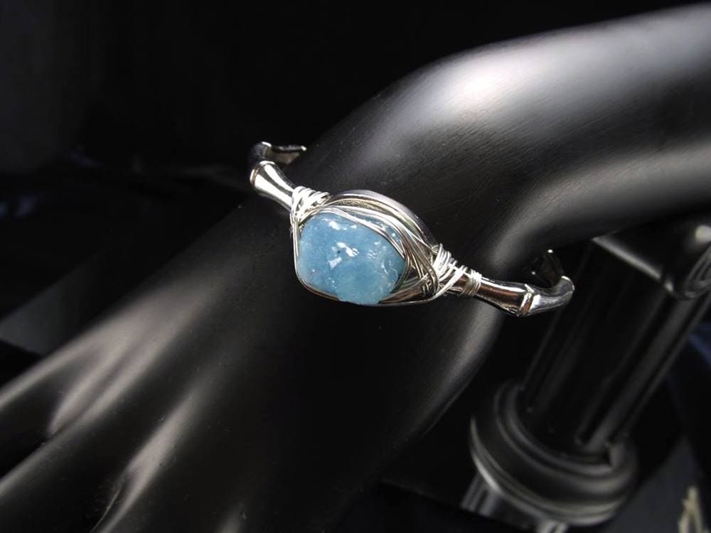 シルバーアクセサリー シルバージュエリー バングルブレスレット パワーストーン 天然石