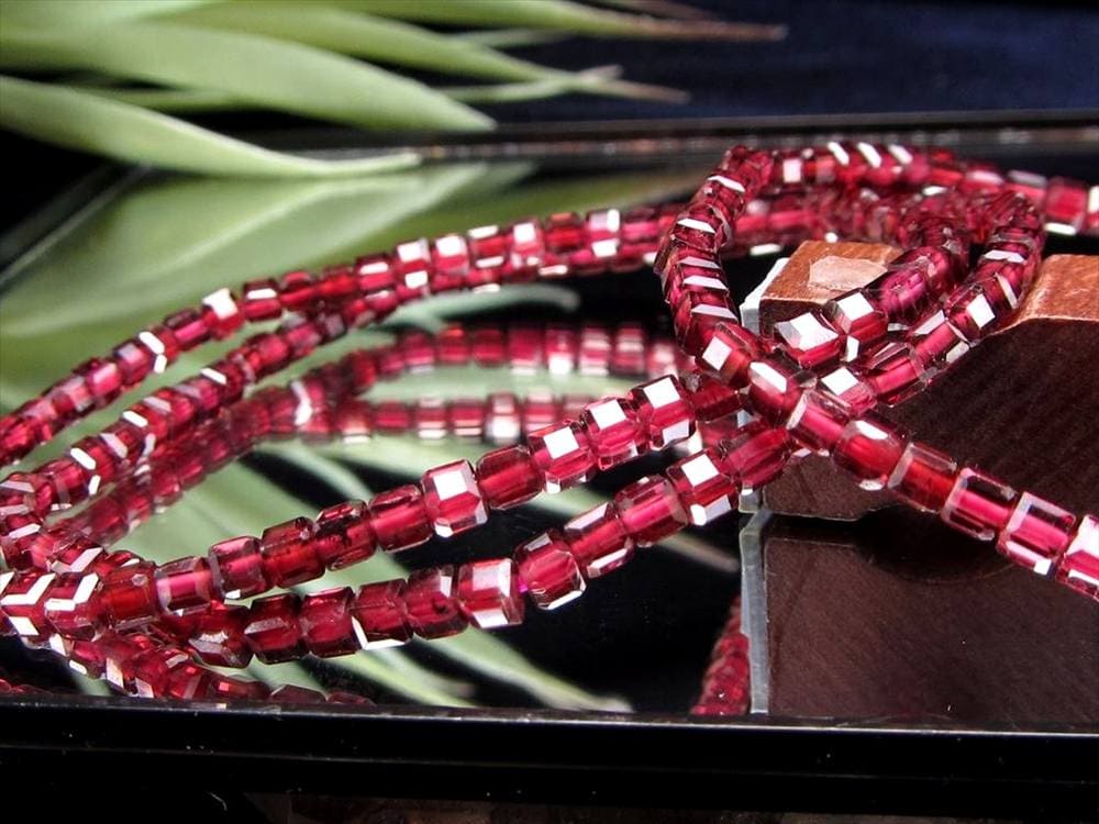 キューブカット デザインブレス ブレスレット クオーツ 天然石 パワーストーン