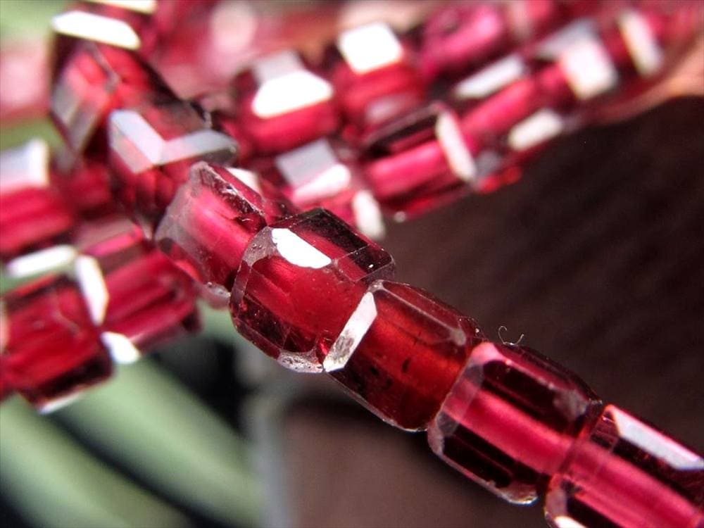 キューブカット デザインブレス ブレスレット クオーツ 天然石 パワーストーン