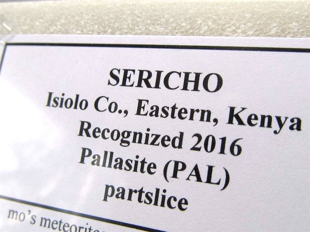 セリコ隕石 パラサイト隕石 プレート SERICHO 石鉄隕石