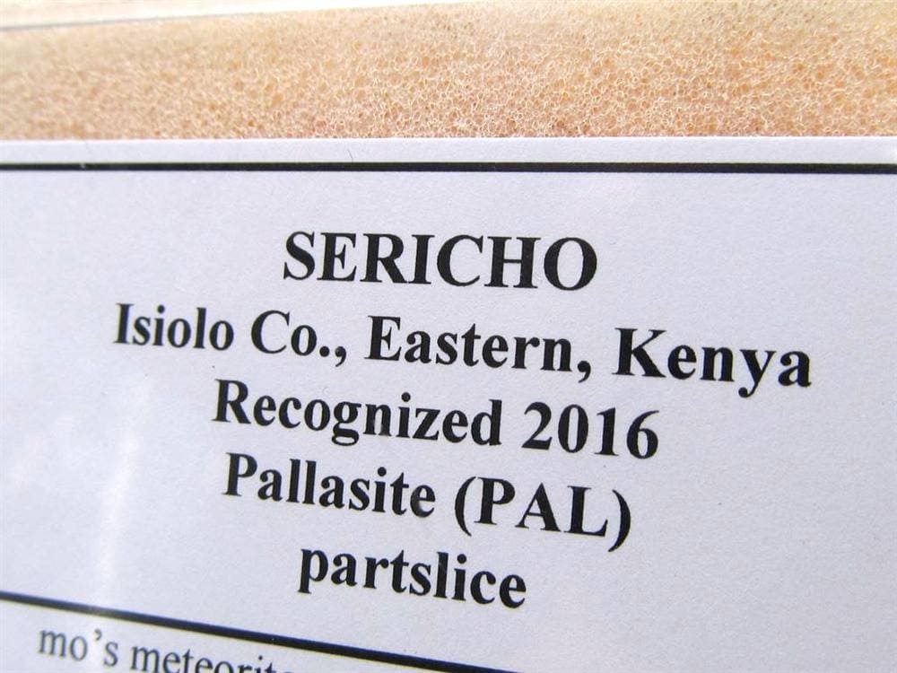 セリコ隕石 パラサイト隕石 プレート SERICHO 石鉄隕石