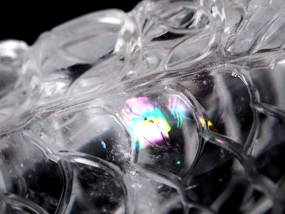 アロワナ 置物 水晶 龍魚 風水
