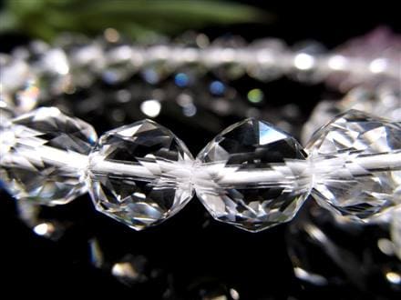 水晶 クリスタル ブレスレット クオーツ きつね彫刻
