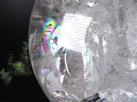 水晶 クリスタル 丸玉 スフィア レインボー