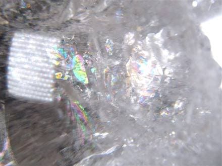 水晶 クリスタル 丸玉 スフィア レインボー