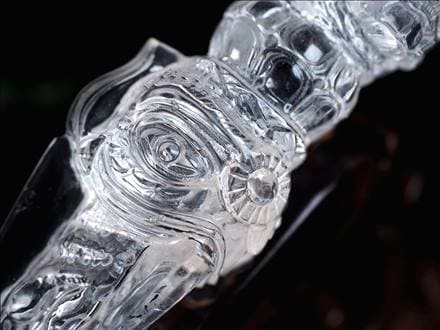 水晶 プルパ 金剛杭 彫刻 置物