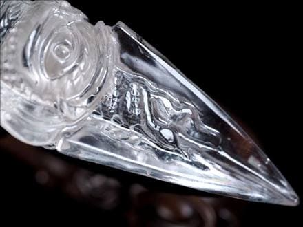 水晶 プルパ 金剛杭 彫刻 置物