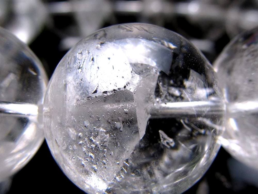 クォーツインクォーツ ブレスレット マニフェストクォーツ 貫入水晶 クリスタル