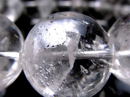 クォーツインクォーツ ブレスレット マニフェストクォーツ 貫入水晶 クリスタル