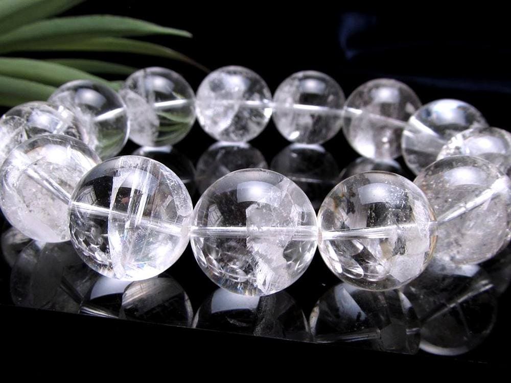 クォーツインクォーツ ブレスレット マニフェストクォーツ 貫入水晶 クリスタル