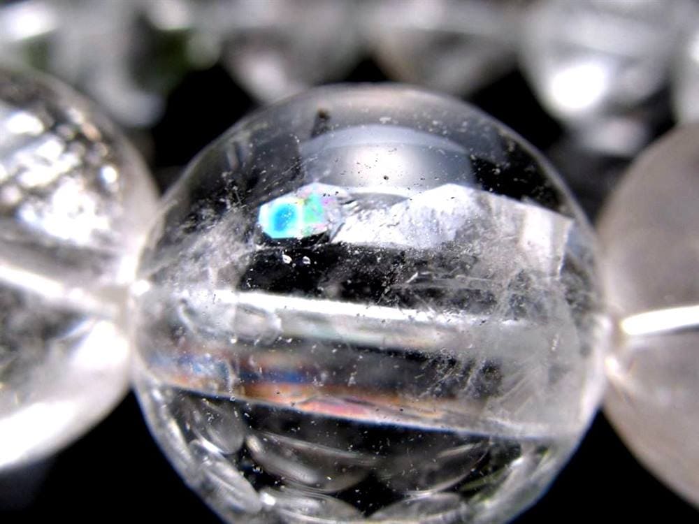 クォーツインクォーツ ブレスレット マニフェストクォーツ 貫入水晶 クリスタル