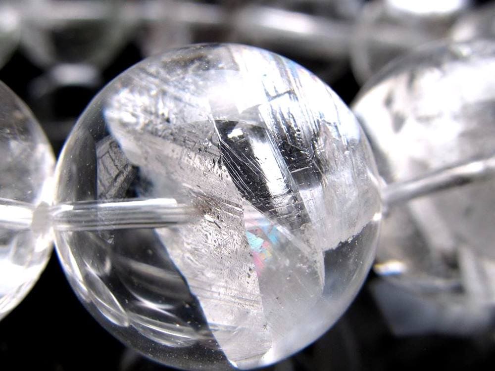 クォーツインクォーツ ブレスレット マニフェストクォーツ 貫入水晶 クリスタル