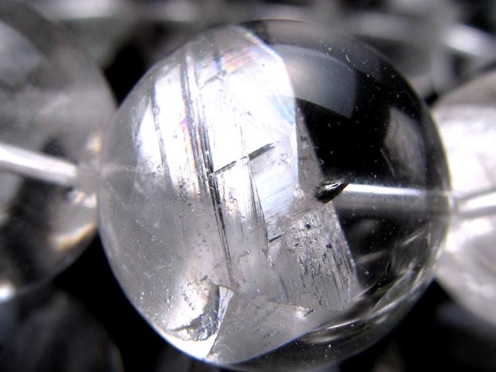 クォーツインクォーツ ブレスレット マニフェストクォーツ 貫入水晶 クリスタル