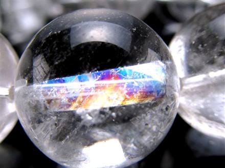 クォーツインクォーツ ブレスレット マニフェストクォーツ 貫入水晶 クリスタル