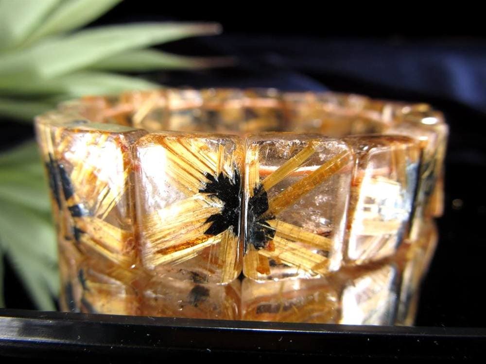 ゴールドルチル バングル タイチンルチル ブレスレット 金運